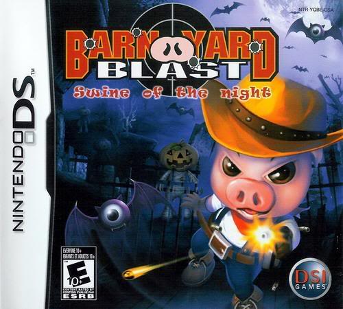 Barnyard Blast box art for Nintendo DS